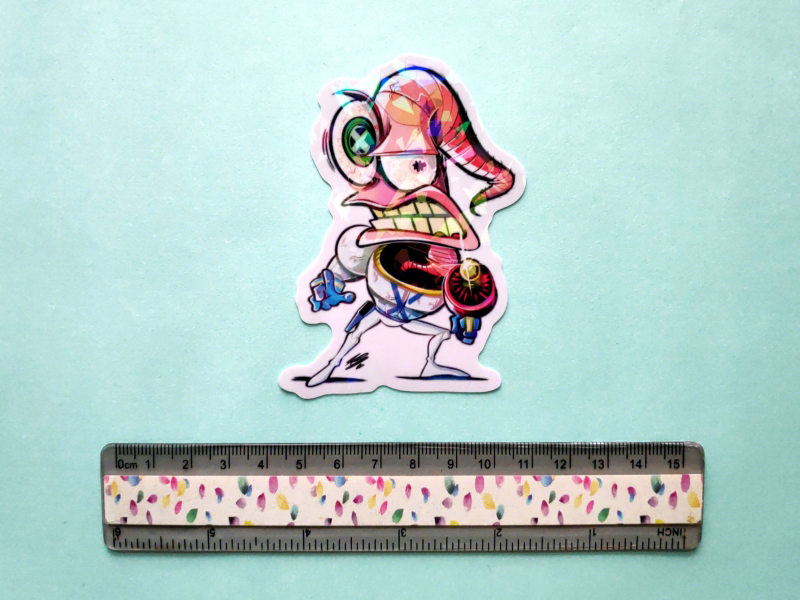 GROOVY! Holographic Sticker