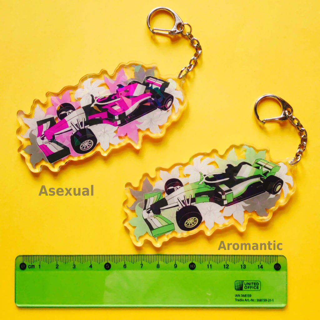 Pride Livery Holographic Keychains