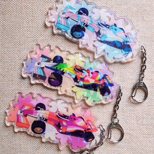 Pride Livery Holographic Keychains