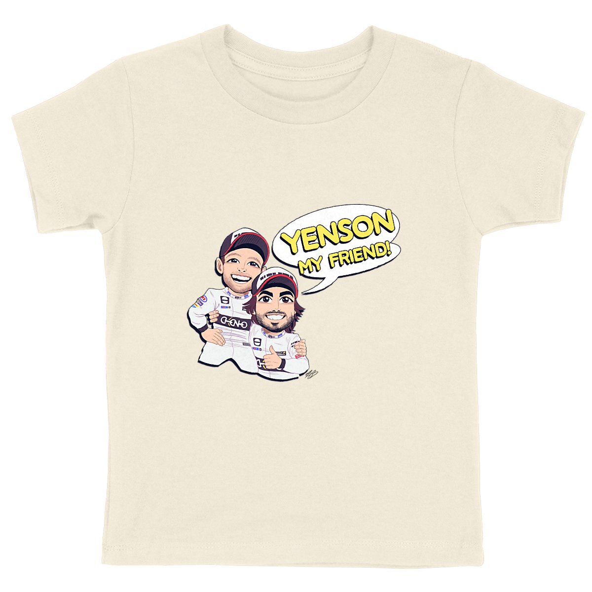 YENSON MY FRIEND - Child T-shirt - 100 % organic cotton - MINI CREATOR